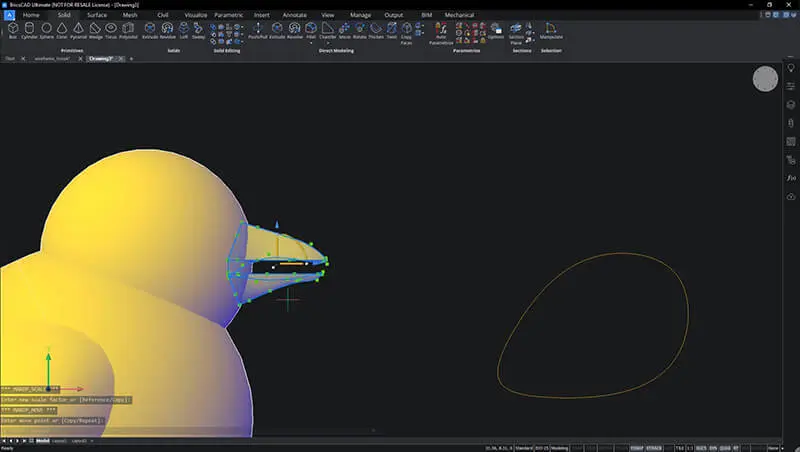 How to Model a 3D Chick – Easy Builds- 28-manipulator