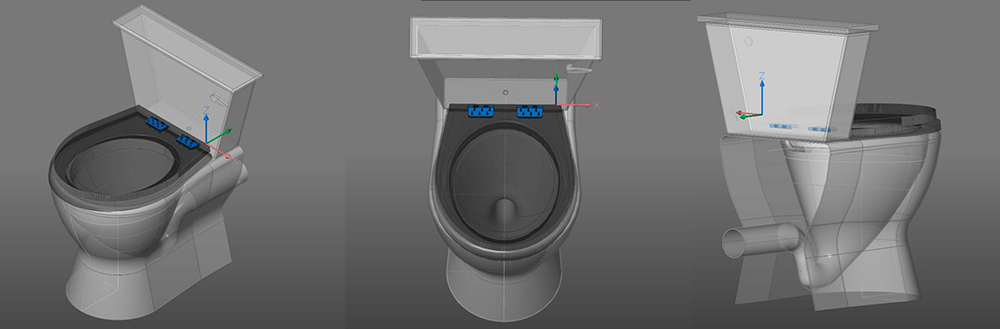 2D, 3D, BIM - 7 The Bathroom Part 3 - The toilet- finish