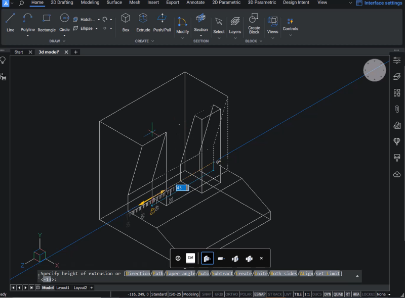 Modelowanie 3D w programie BricsCAD