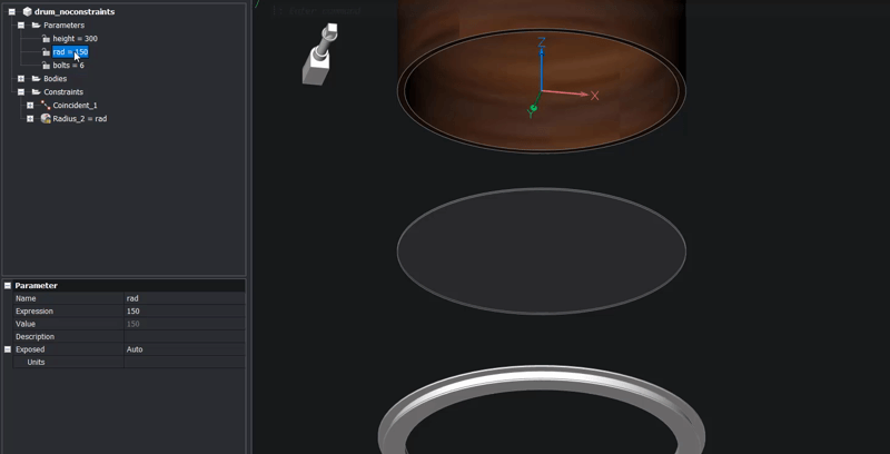 Make a Drum Kit With Parametric Modeling- 7