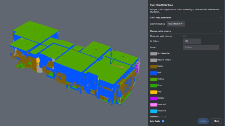 Point Cloud Color Map Point Cloud Color Map