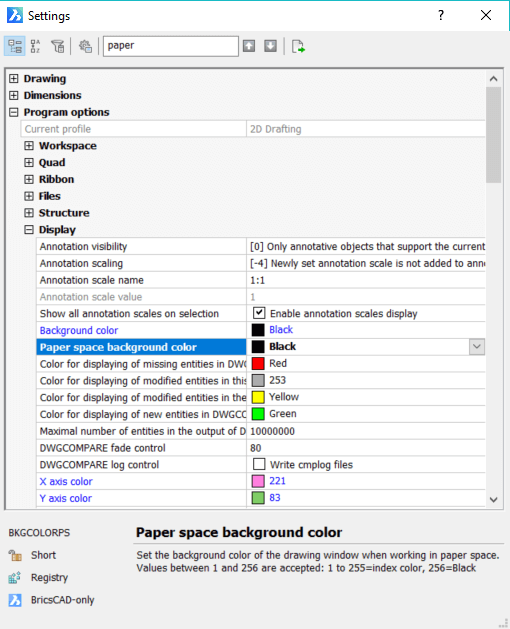 Customize Your BricsCAD Color Scheme | Bricsys Blog