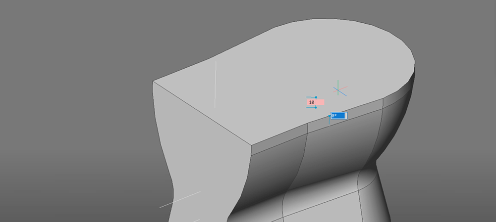 2D, 3D, BIM - 7 The Bathroom Part 3 - The toilet- 10 extrude