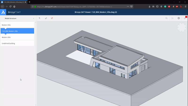 View 2D & 3D CAD files online with Bricsys 247- structure