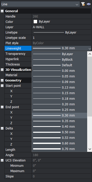 Lineweights in BricsCAD - Tuesday Tips- properties