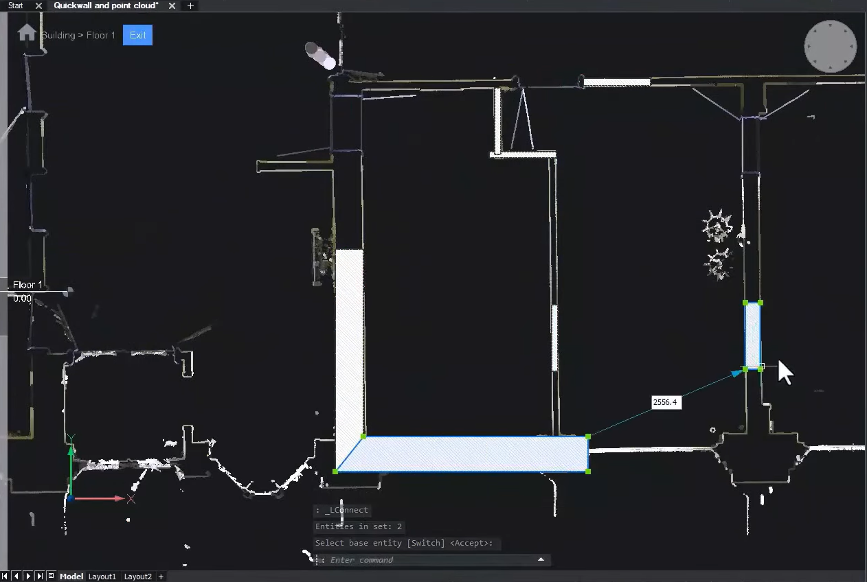 Creating Floorplans more efficiently BricsCAD BIM 