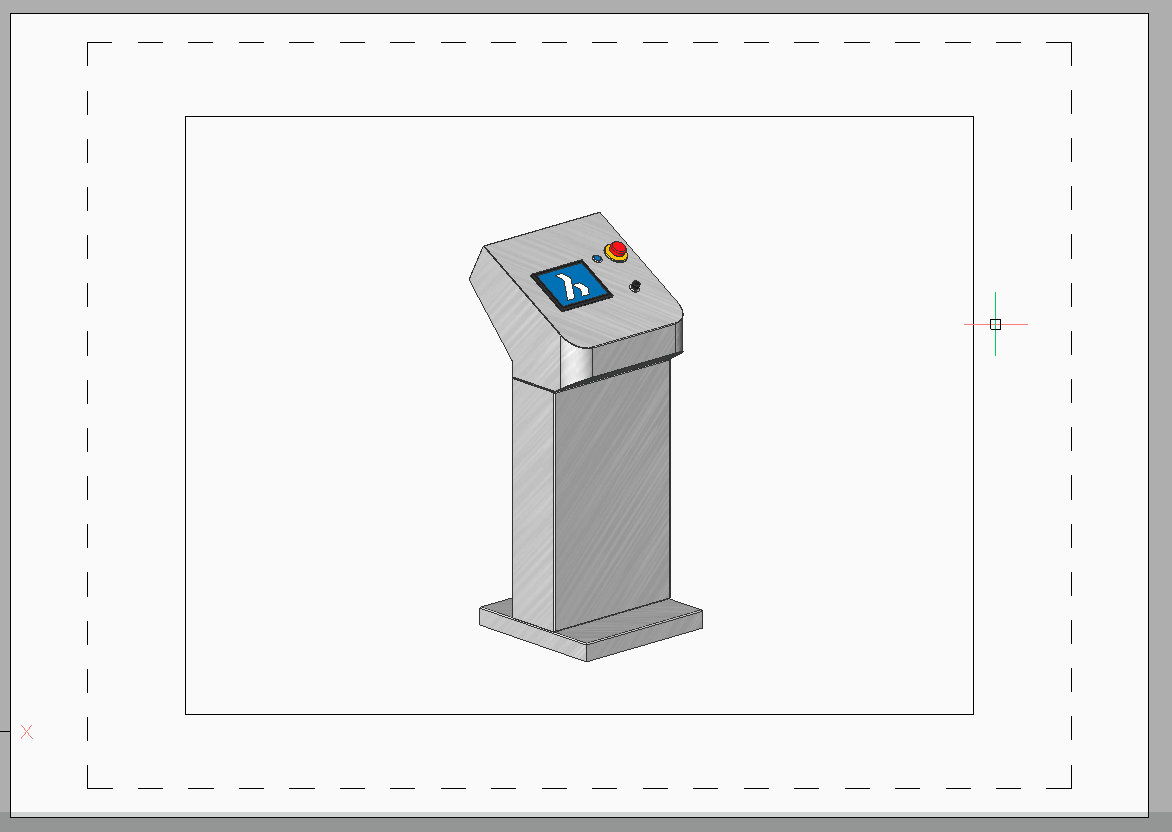 Layouts and Templates - Paper Space in BricsCAD- viewport