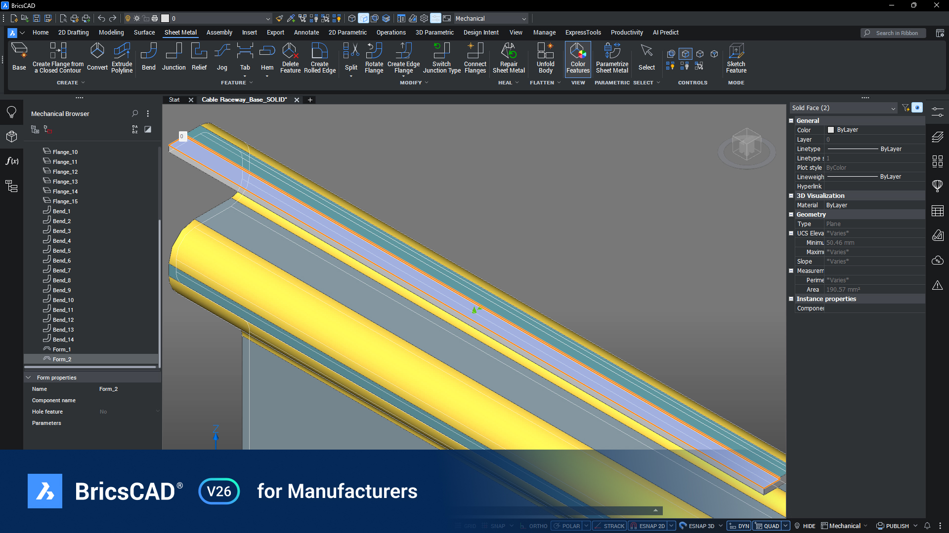 BricsCAD V26 For Manufacturers Hero image 1920x1080 No logo