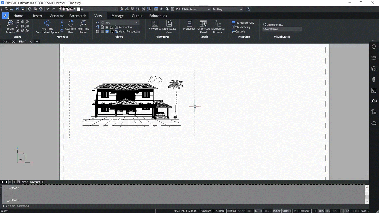 Printing 2D drawings and 3D models in BricsCAD 5.53-6.02