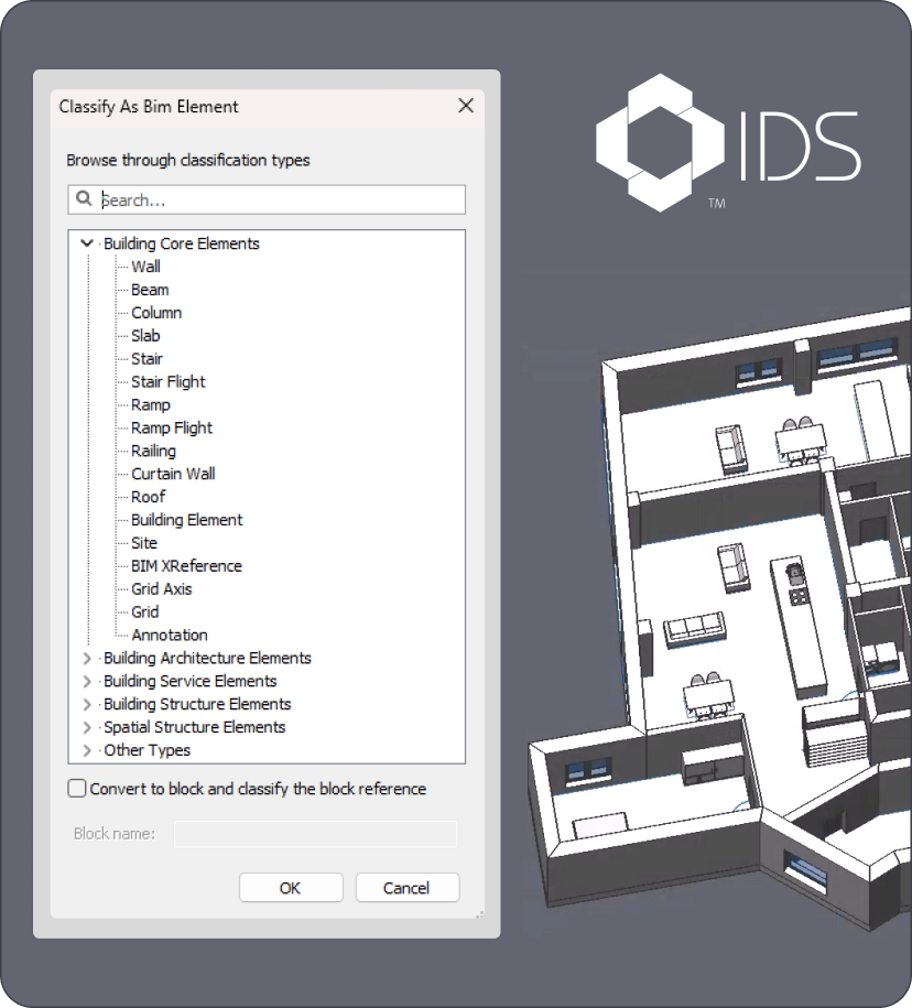 Incorporate best practices for IFC classification - Visual