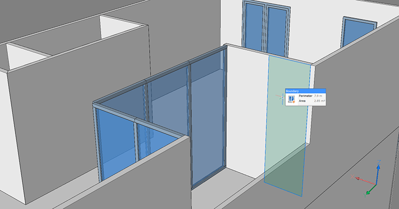 2D, 3D, BIM - 10 The House P3 - Windows and Doors- 25 halfwindow
