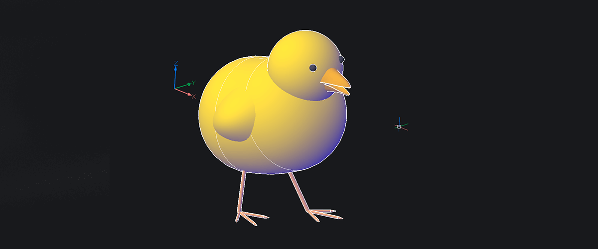 How to Model a 3D Chick – Easy Builds