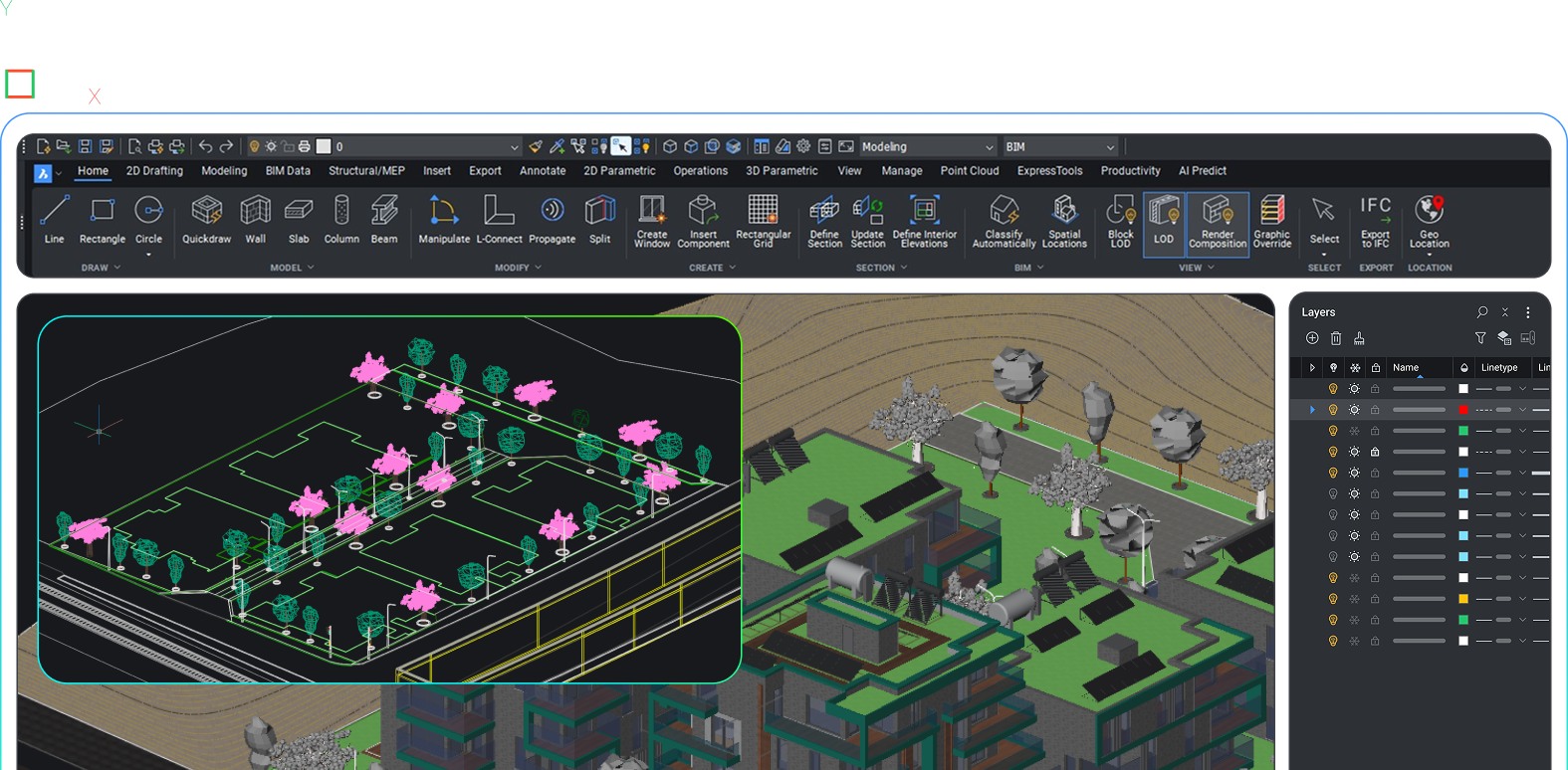 Land surveying tools