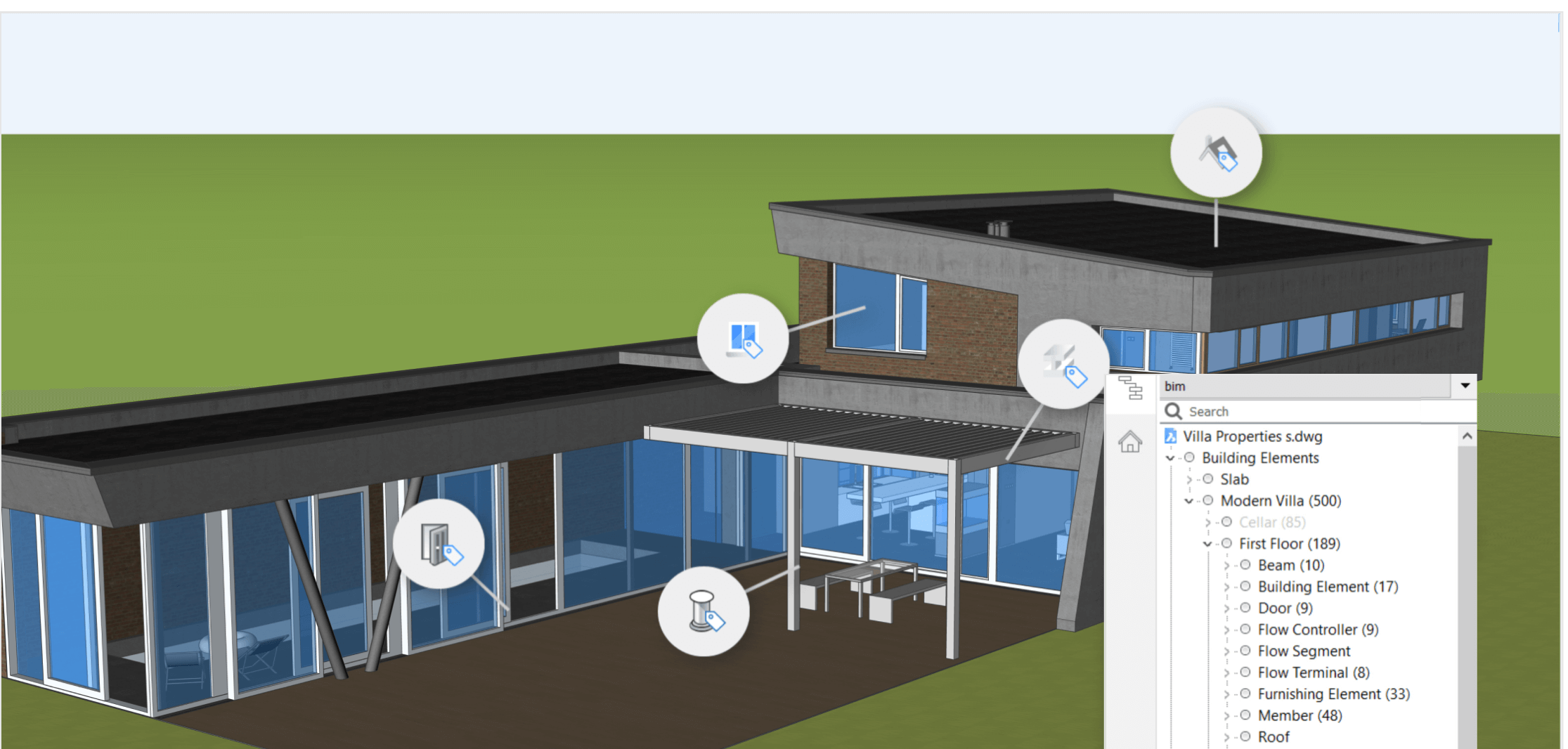 Design to BIM - classified