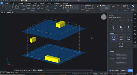 ORGANIZAR en BricsCAD