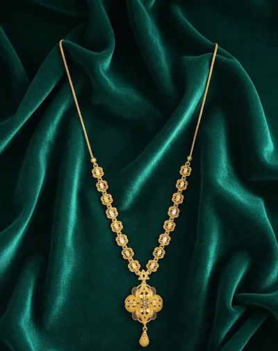 Antique mala set  with Earrings Set 0020023