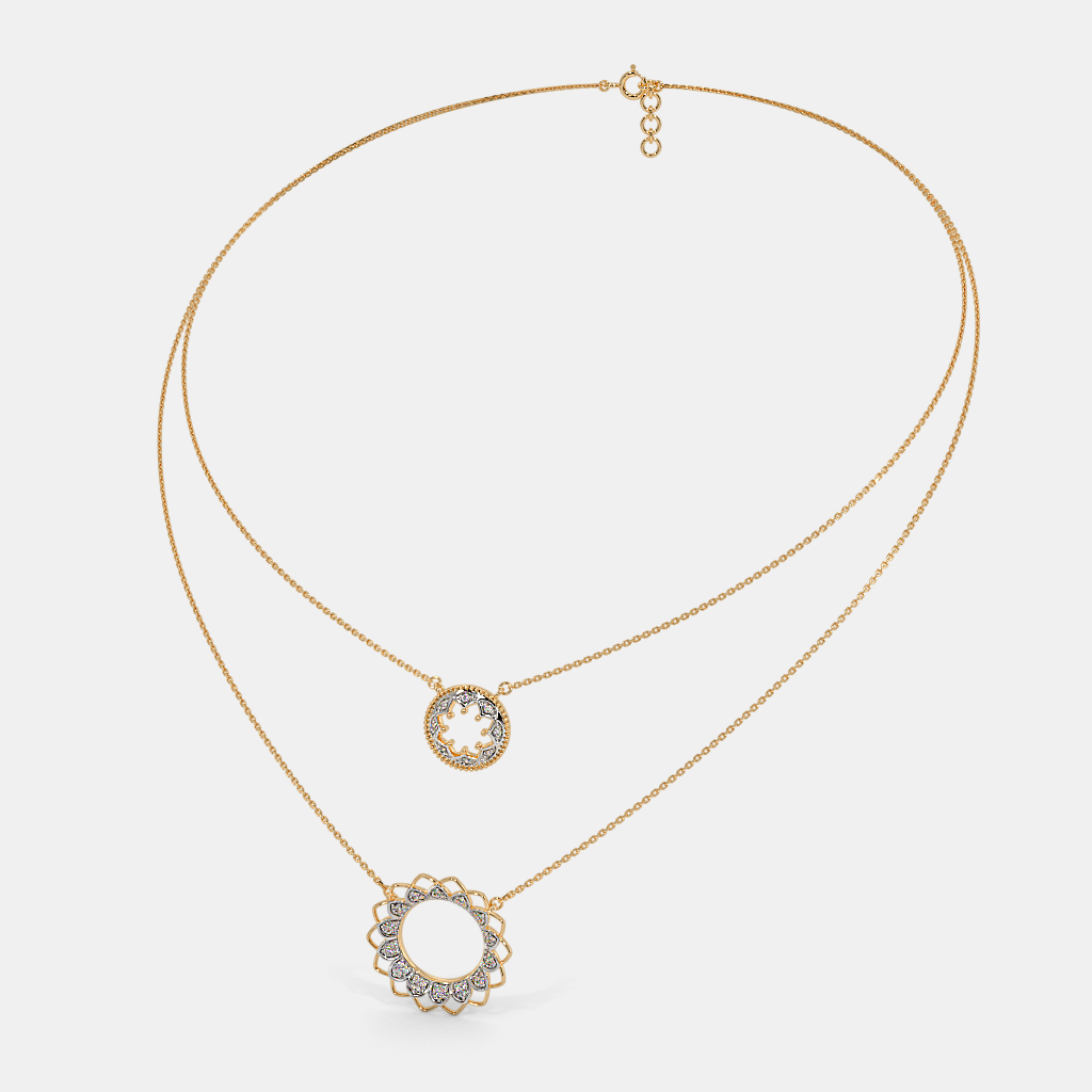 The Circle Around Petal Necklace