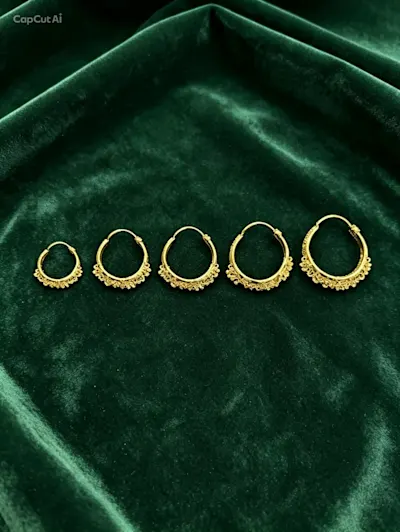 Traditional Gold Earrings