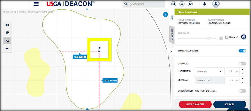 Setting Hole Locations USGA Facility Products