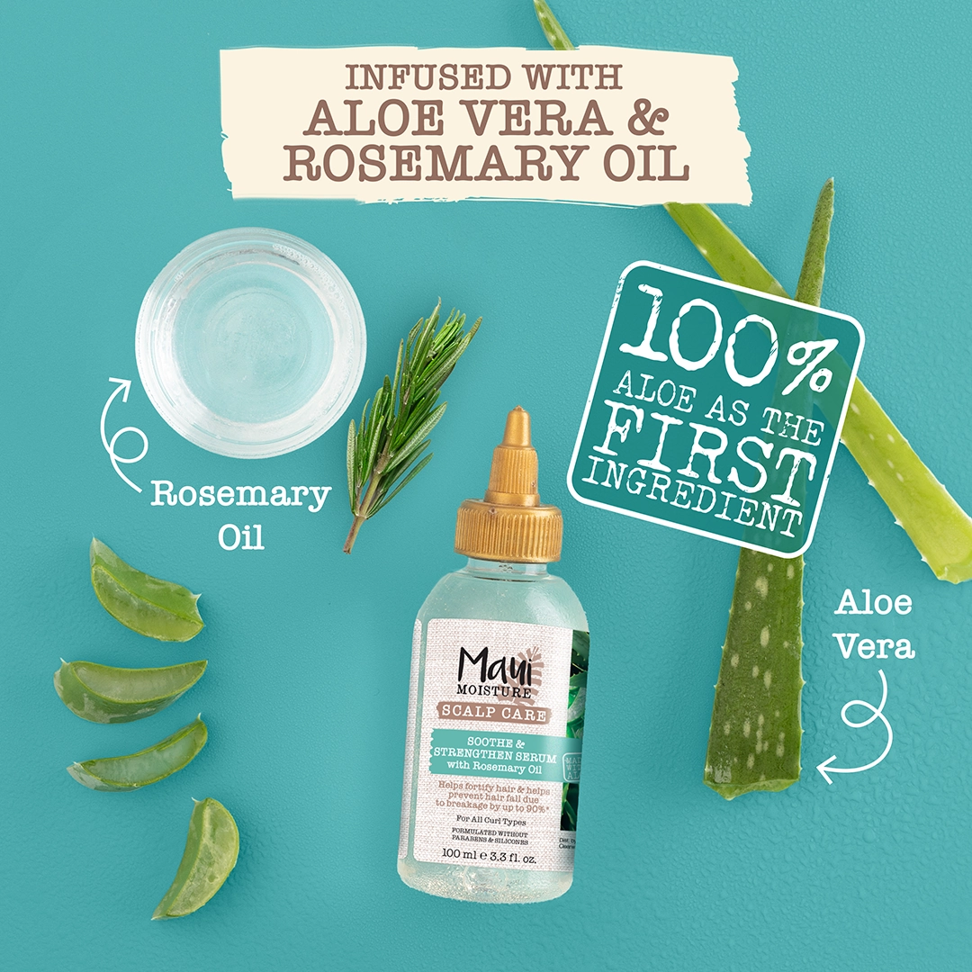 Scalp Care Soothe & Strengthen Serum with Rosemary Oil ingredient card