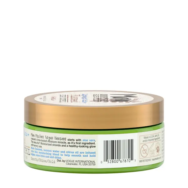 Lightweight Curls + Flaxseed Edge Control 