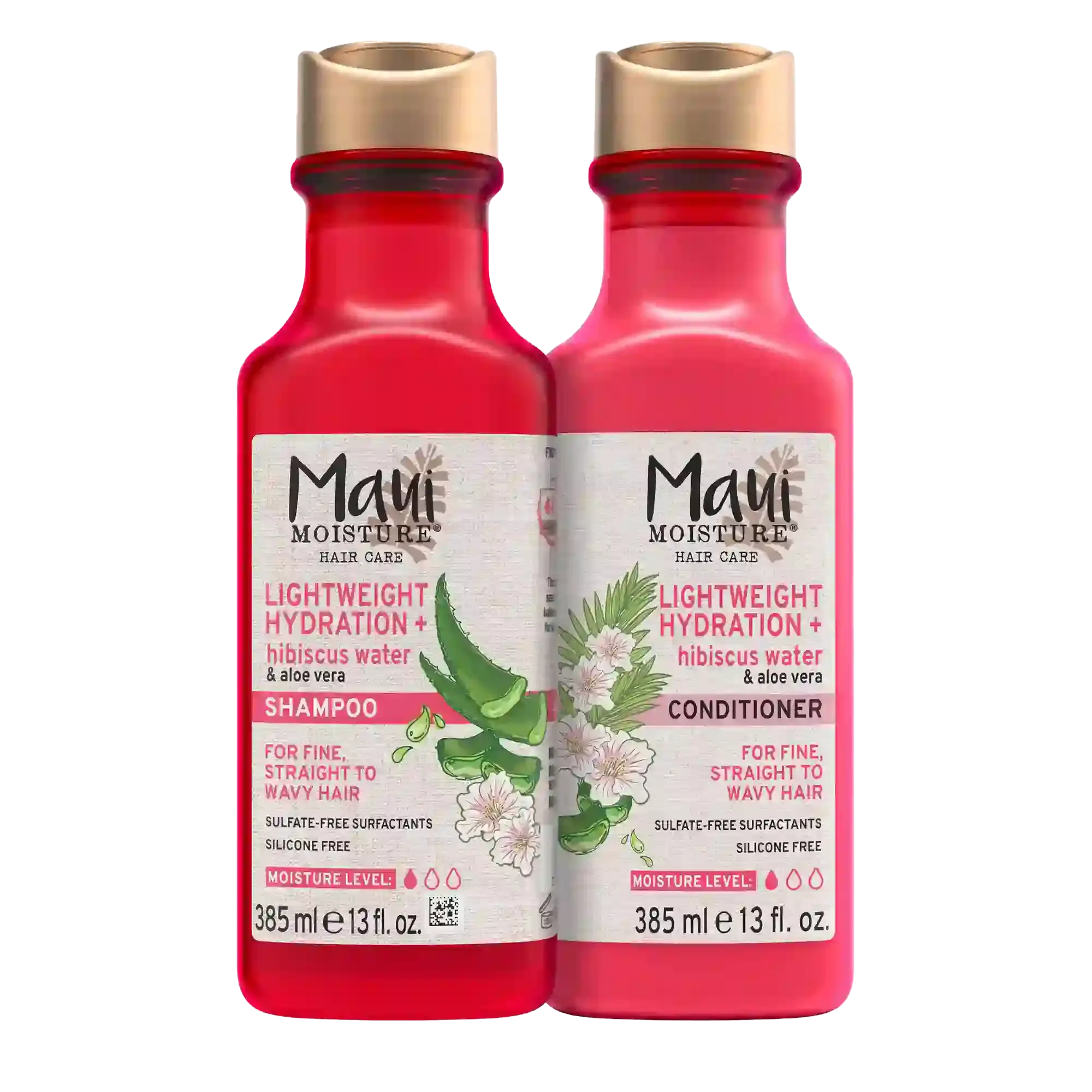 Maui Moisture® Hibiscus Water Shampoo Conditioner Bundle front of pack