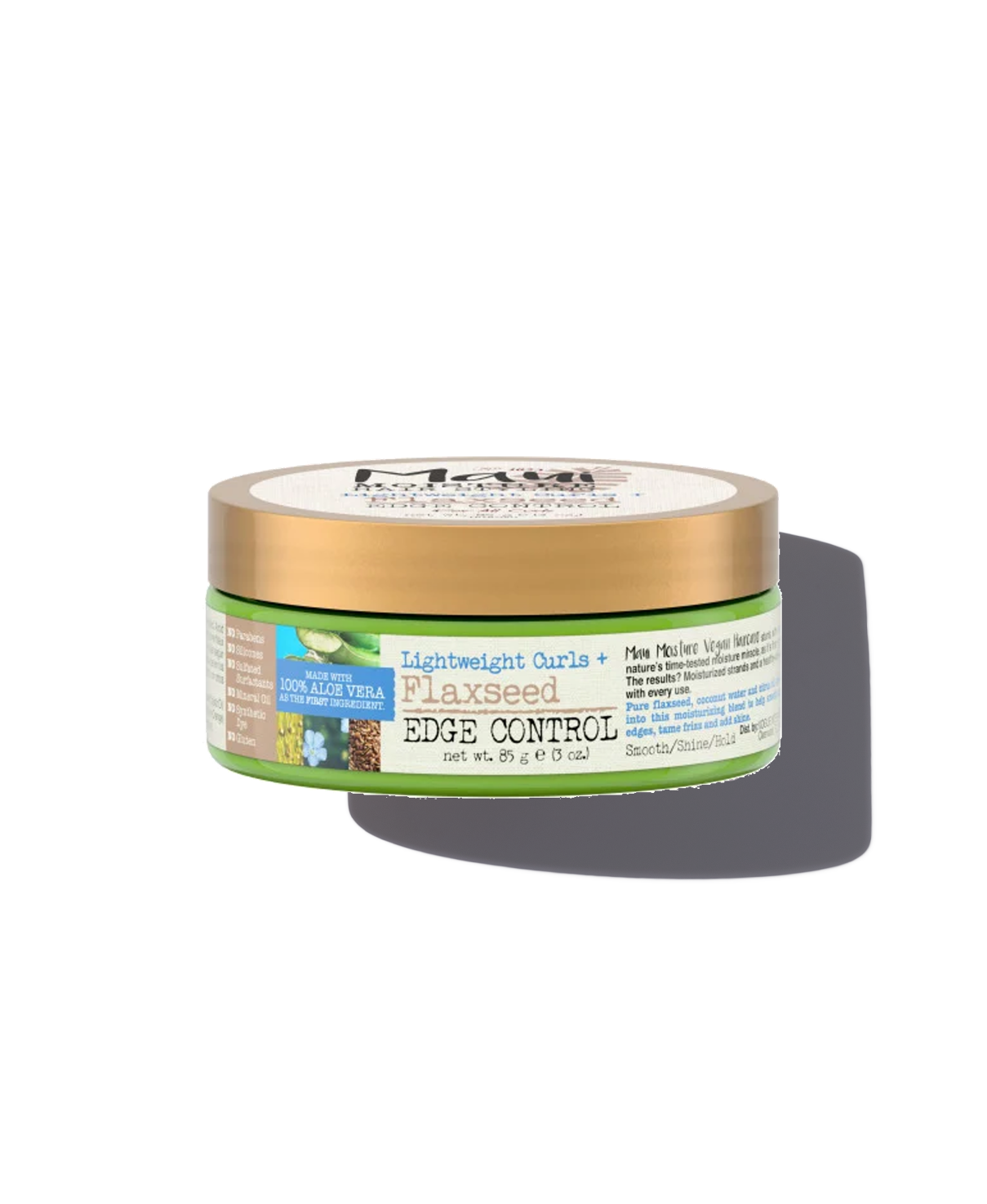 Lightweight Curls + Flaxseed Edge Control