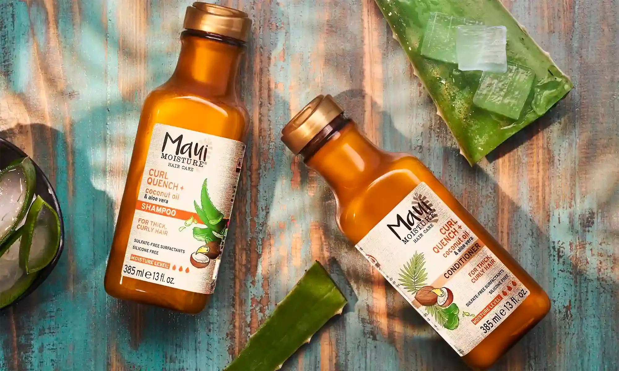 Maui Moisture® Curl Quench + Coconut Oil product line