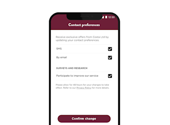 Costa Reward Code Costa Coffee