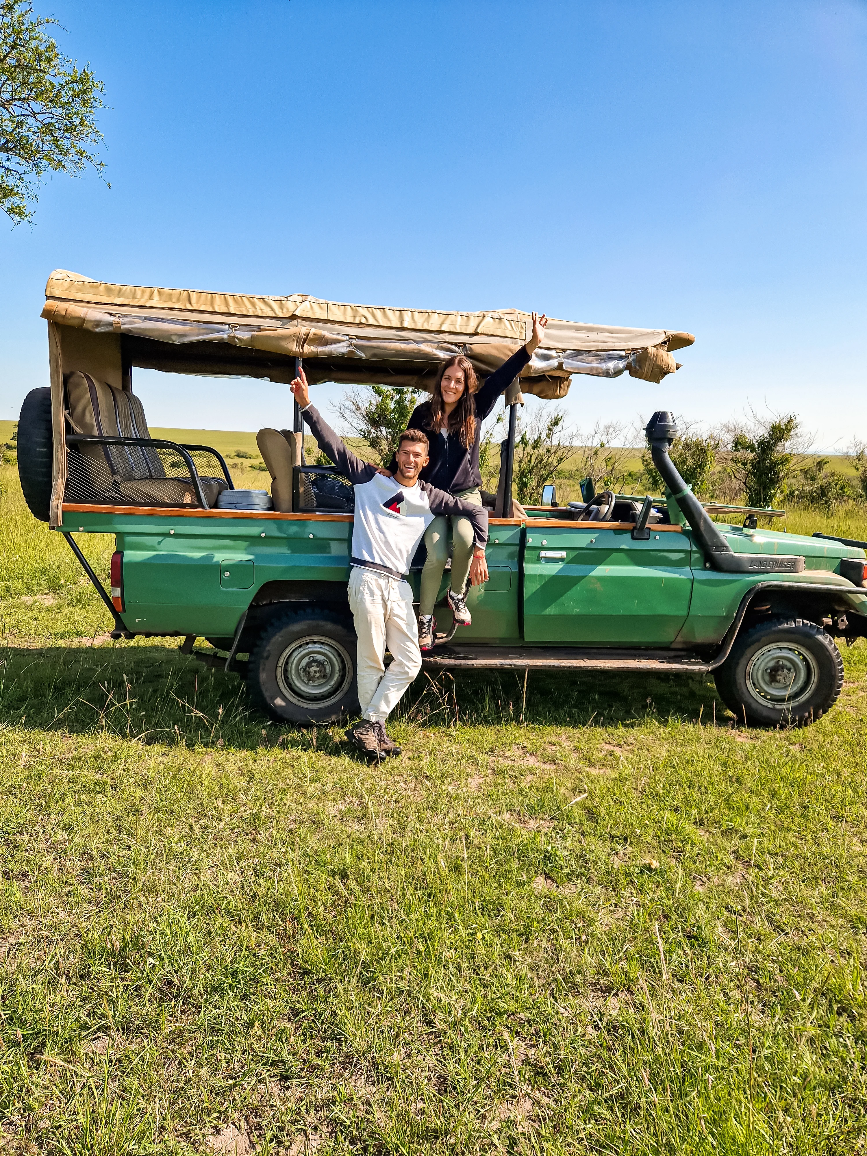 Our private car for the Masai Mara safari