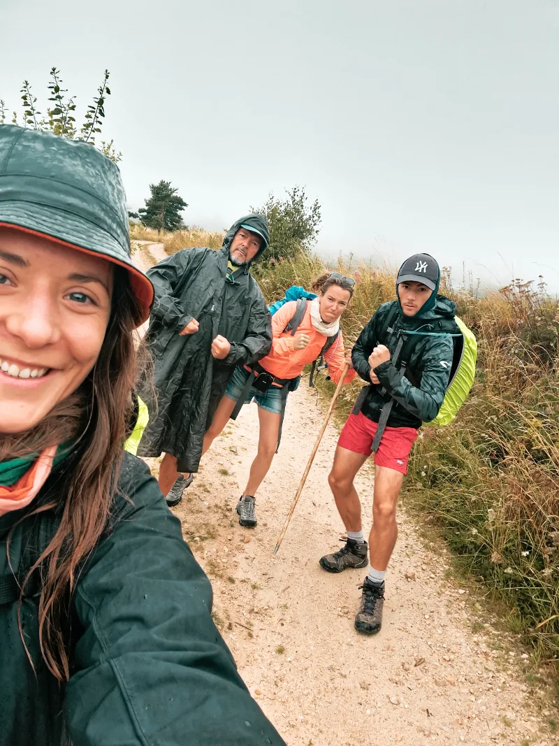 Our team, dressed for all weathers