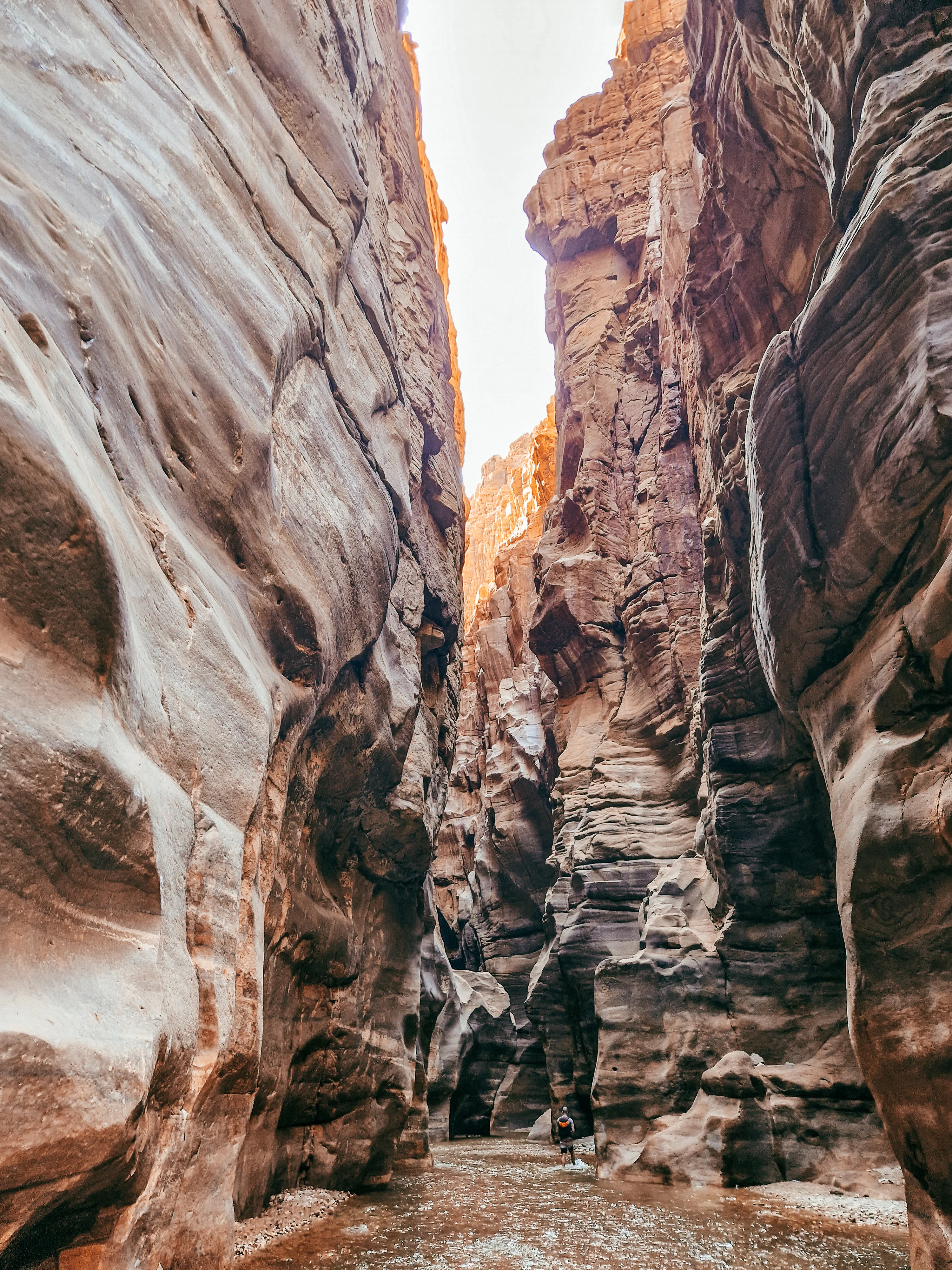 Spectacular canyon of Wadi Mujib, Jordan