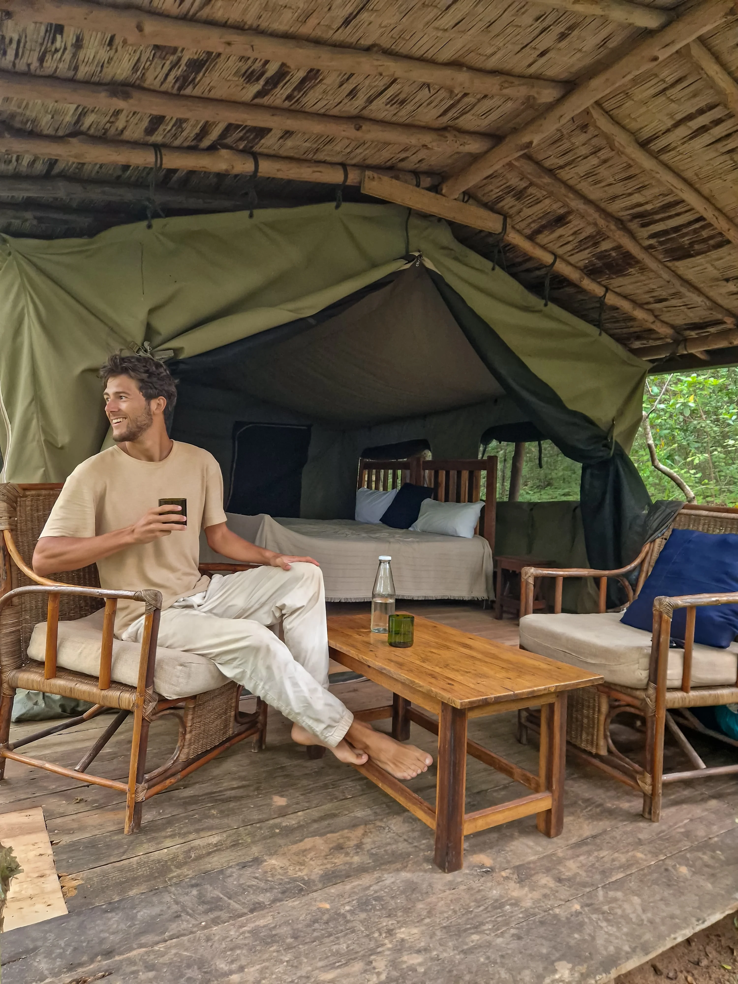 Fancy camping in the forest at Ntchisi Forest Lodge