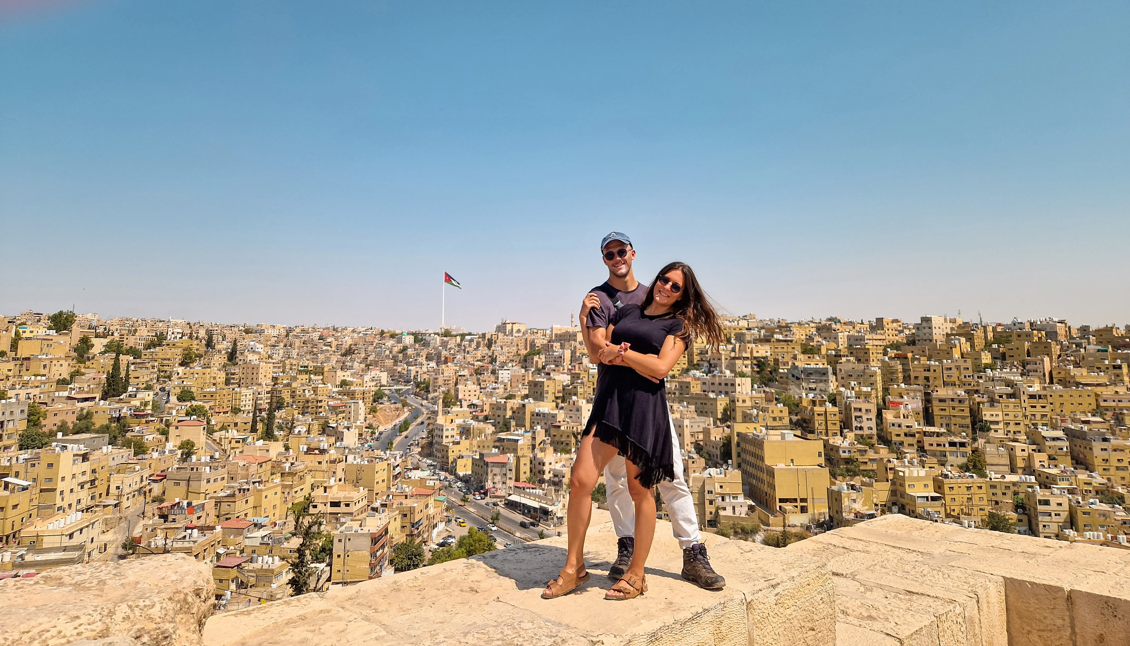 The view from the citadel in Amman, Jordan