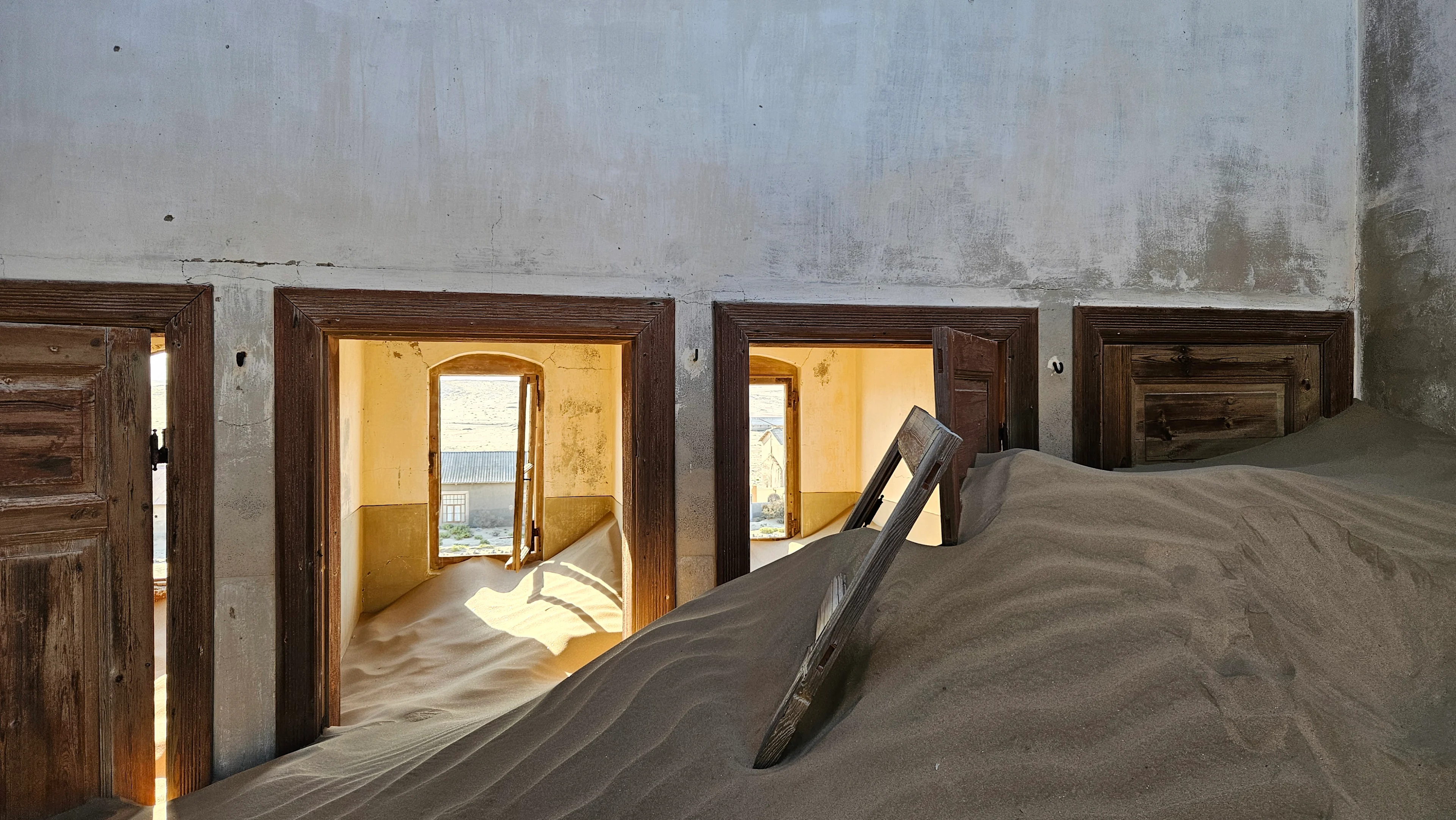 The abandoned houses of Kolmanskop