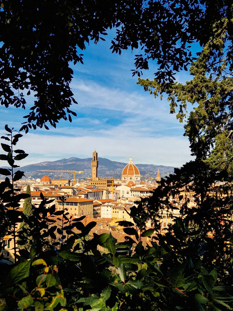 the Giardino Bardini best views of Florence