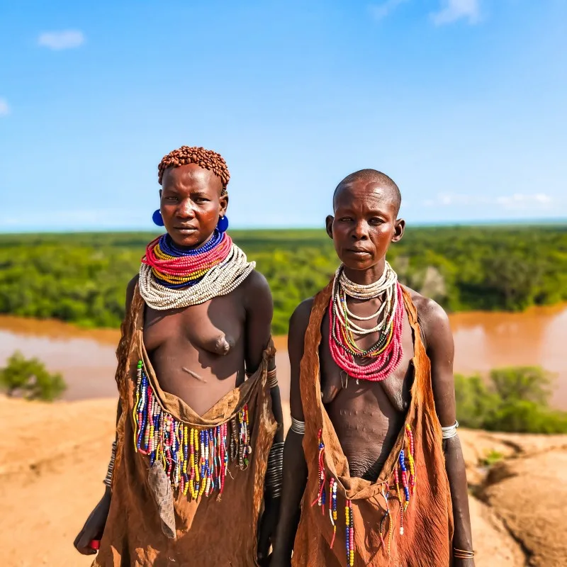 Women of the Karo tribe (square)