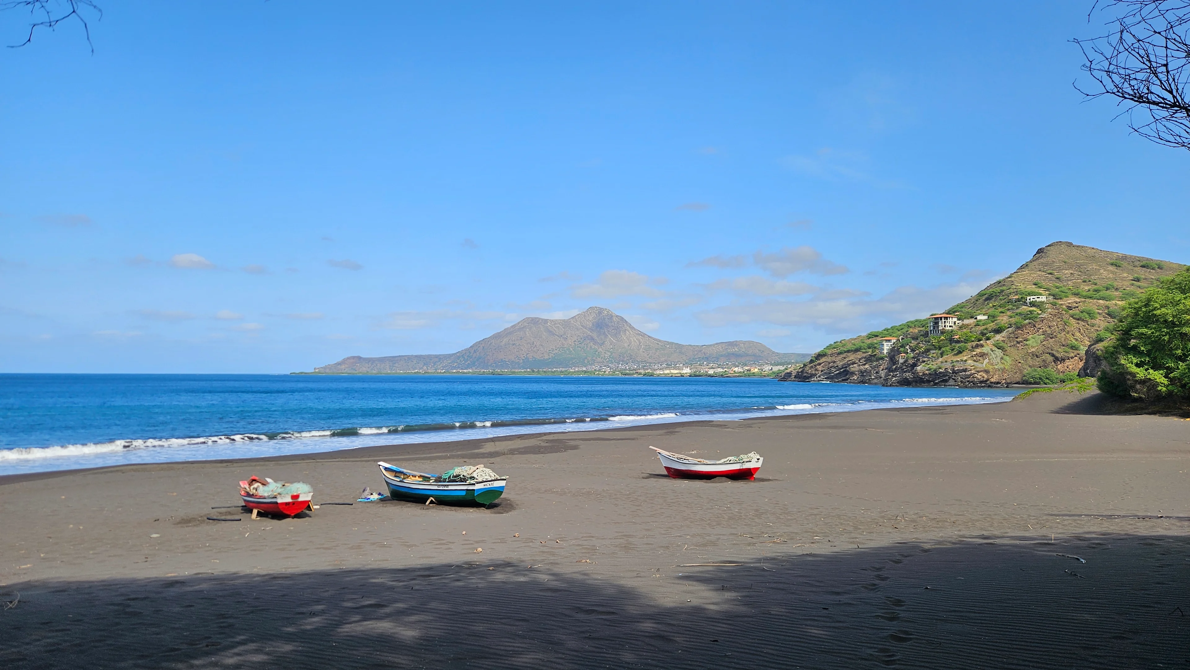 Ribeira de Prata’s quiet dark-sand beach