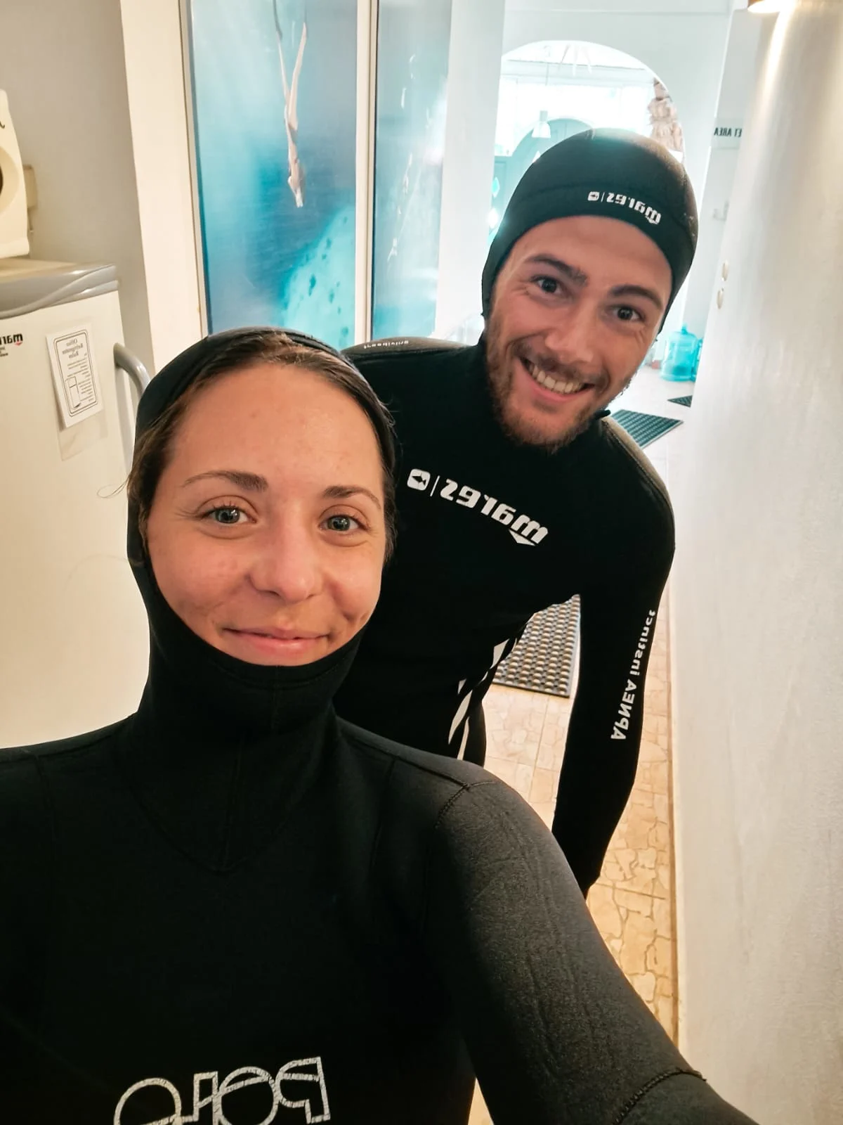 First day of the freediving course !