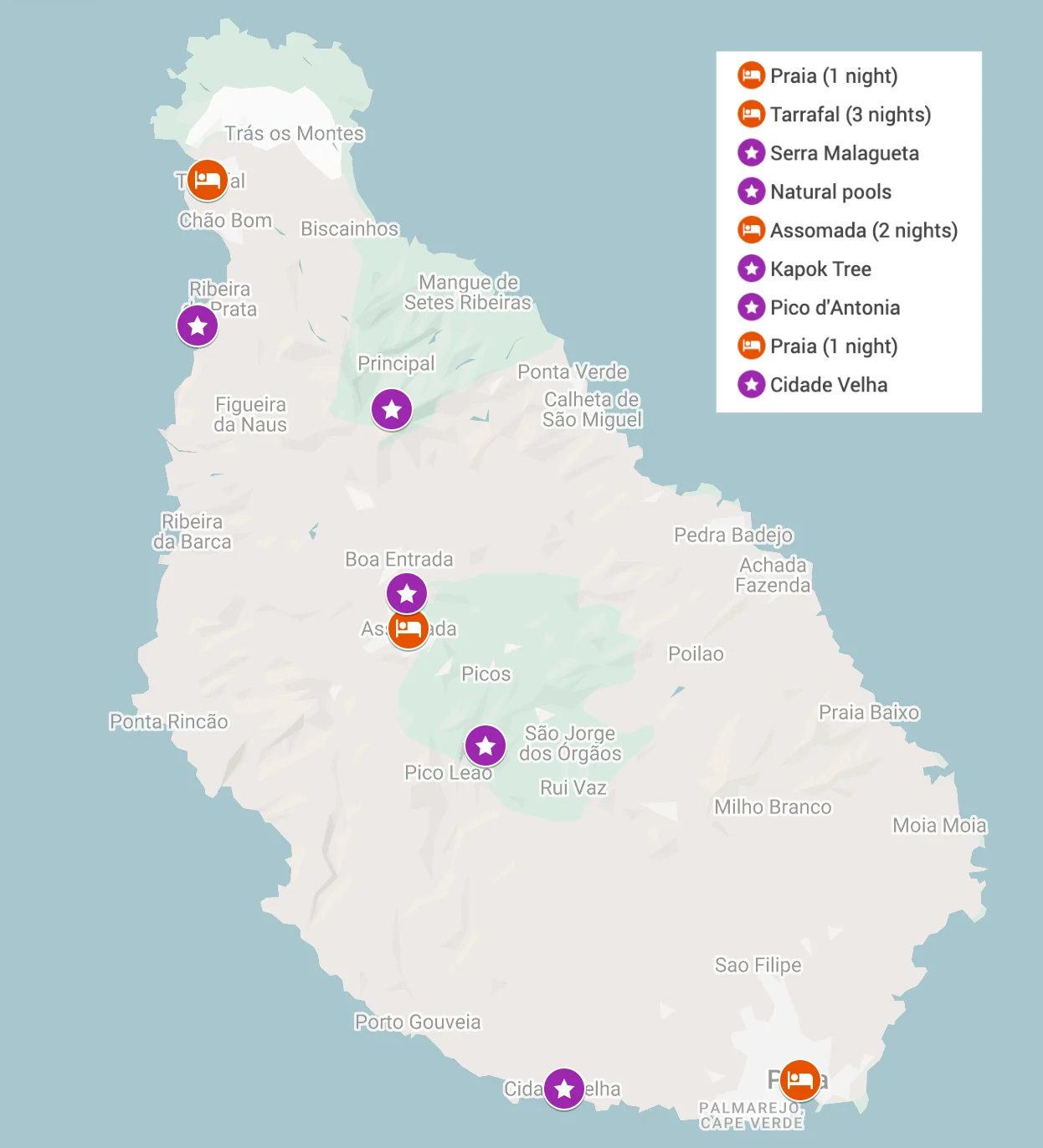 Our one-week itinerary on Cape Verde's Santiago Island