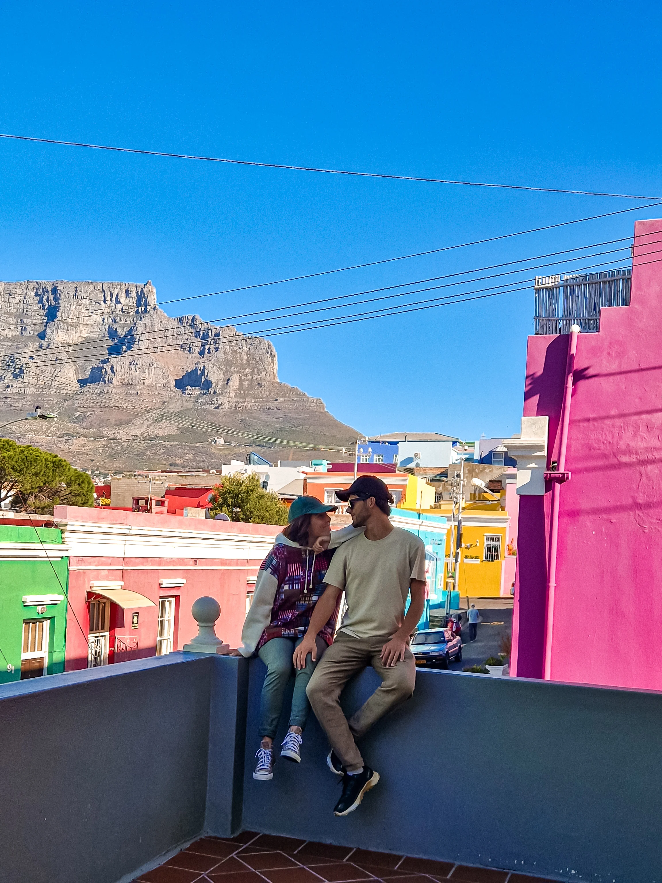 Bo-Kaap is probaby the most picturesque neighborhood in Cape Town