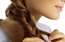 Step 4 For French Fishtail Braid
