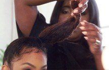 Step 3 For Fan Bun Look