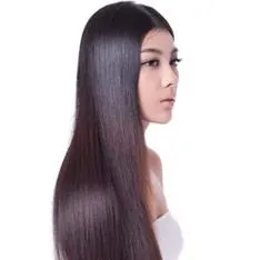 smooth silky hair