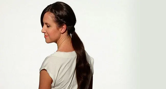 Simple Twisted Hairstyle