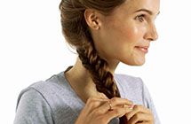 Step 6 For French Fishtail Braid