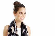 Double Top Knot hairstyle -Pantene