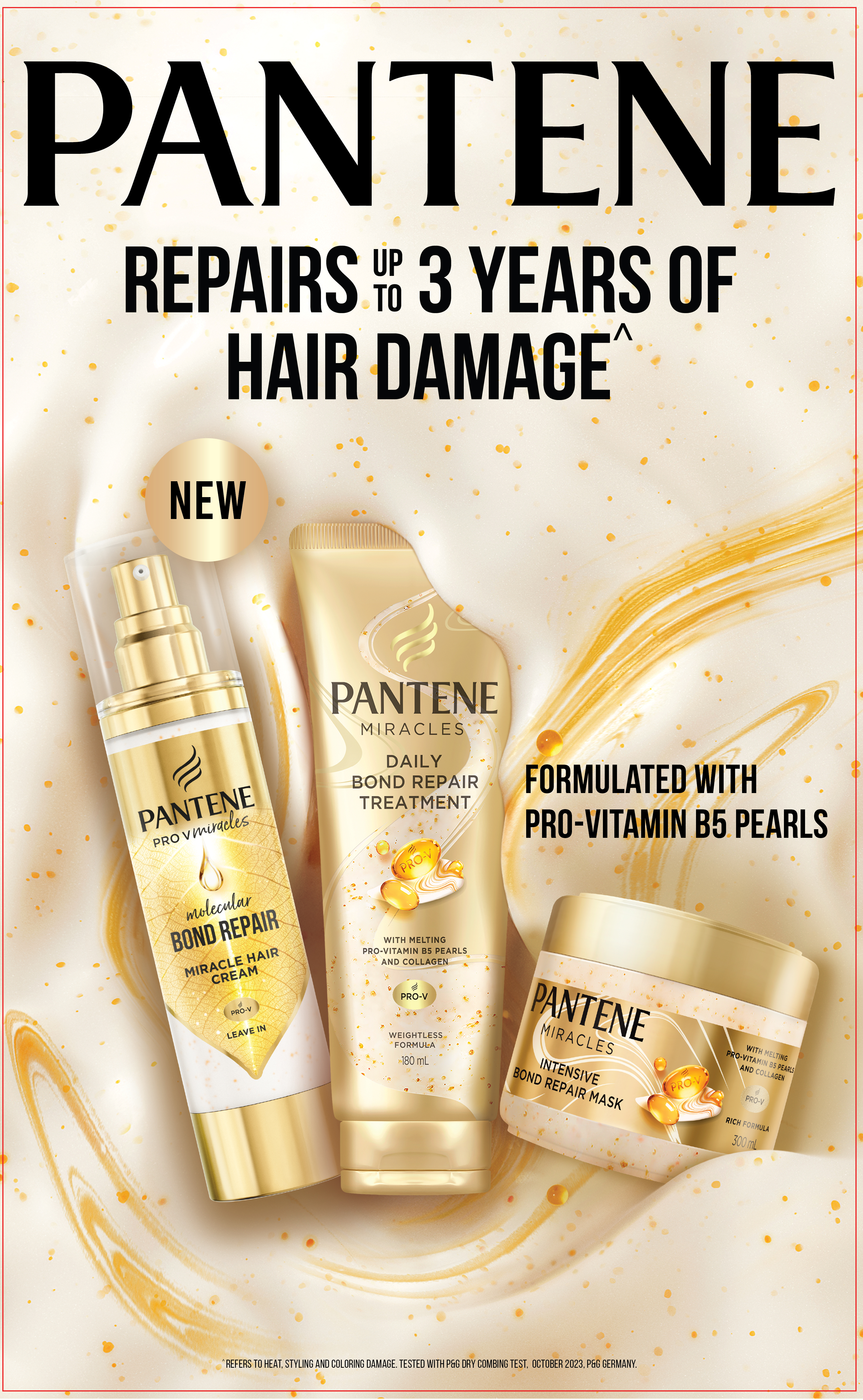 Pantene Nutrient Blends conditioner with Pro-V and Nutriplex for up to 2X damage repair