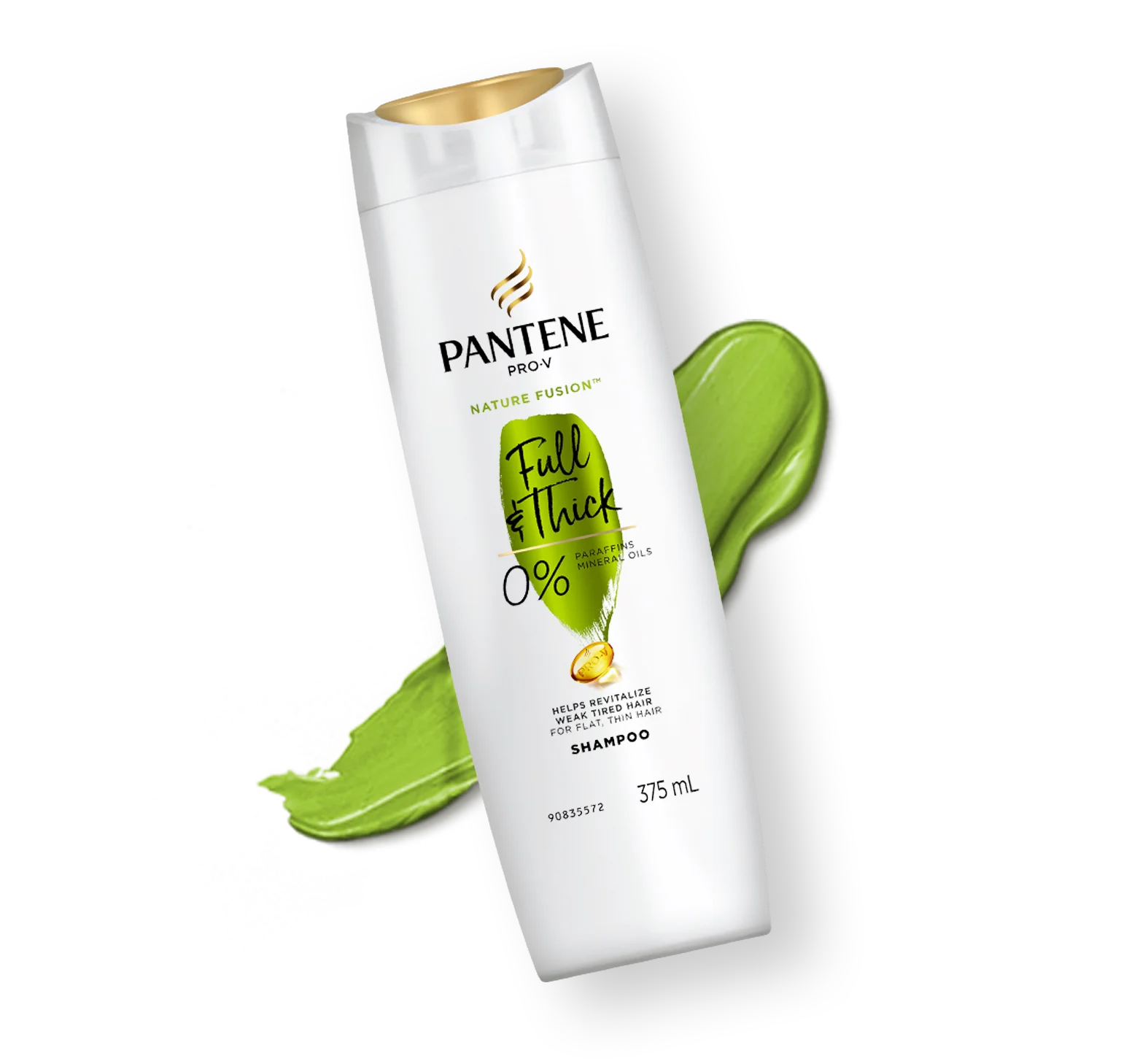 Pantene Full and Thick Nature Fusion Shampoo for visibly fuller thicker hair with lightweight volume
