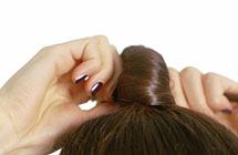 Polished Ponytail- Step 1